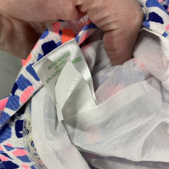 Lilly Pulitzer Mila Shift Dress Tic Tac Tile Engineered Size 2 Cotton Multicolor - Picture 9 of 10